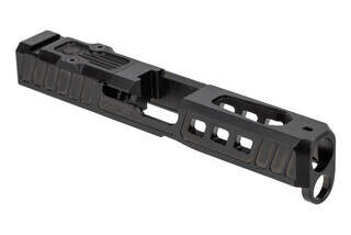 Zev Technologies Z19 Hellbender Stripped Slide Fits GLOCK 19 Gen 5 and has a lowered ejection port cut out